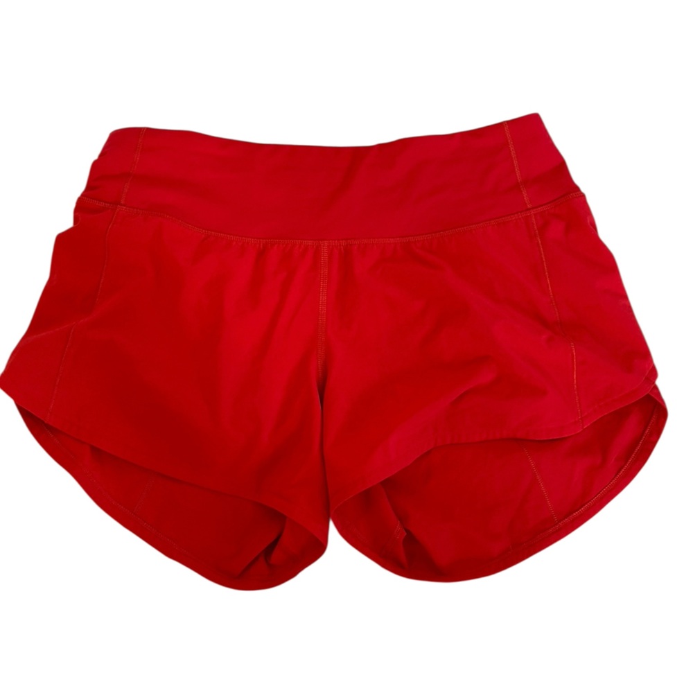 lululemon athletica Red Athletic Shorts